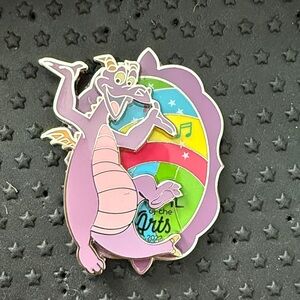 Disney Figment Enamel Pin Festival of the Arts 2022 Sparkle Moveable Pin